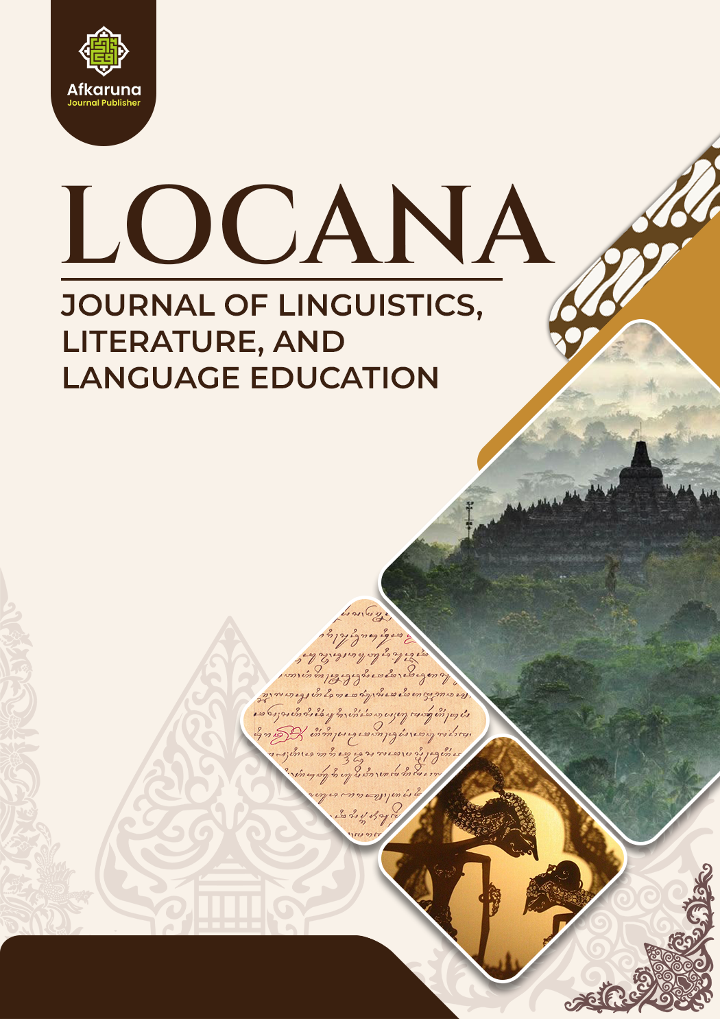 Locana: Journal of Linguistics, Literature, and Language Education Cover